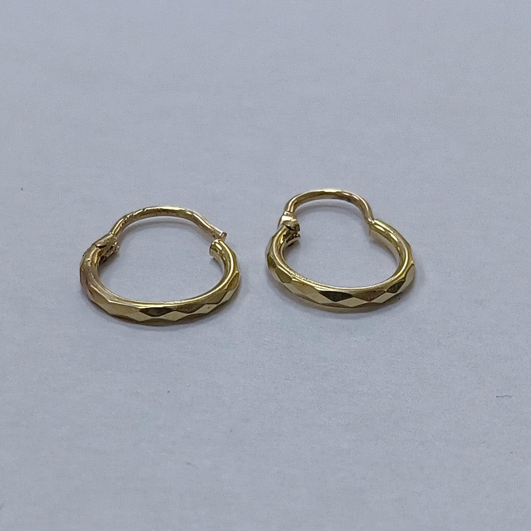 ARRACADAS PAR ORO 14 K 0.8 GRMS (SEMINUEVO)
