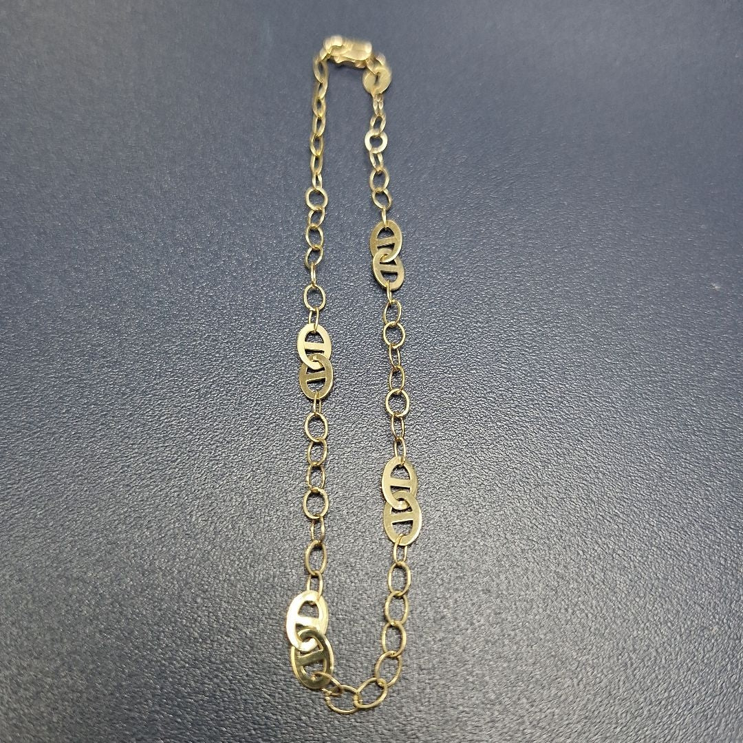 PULSERA ESPECIAL 14K 21 CM 1.8 GR (NUEVO)