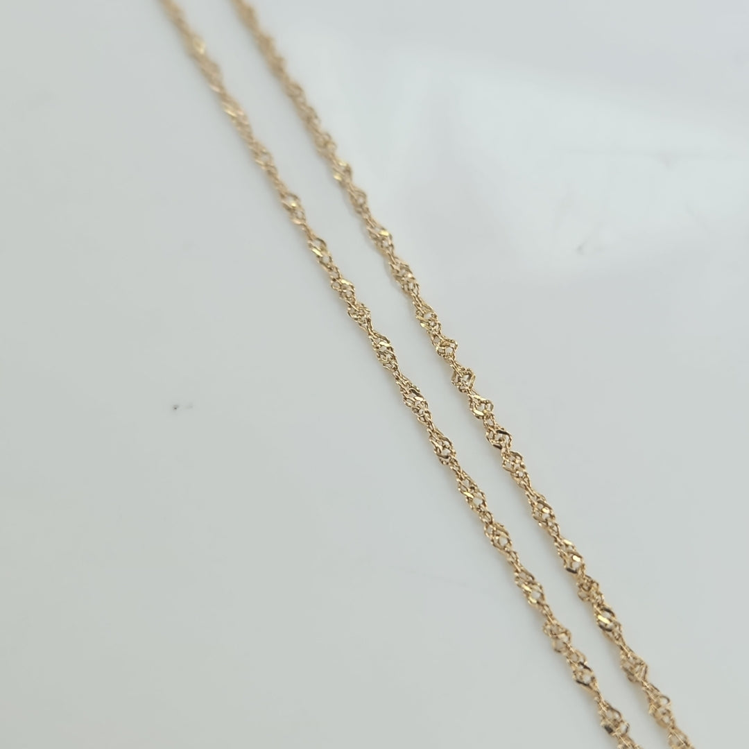 CADENA ORO 14 K 1.1 GRMS (SEMINUEVO)