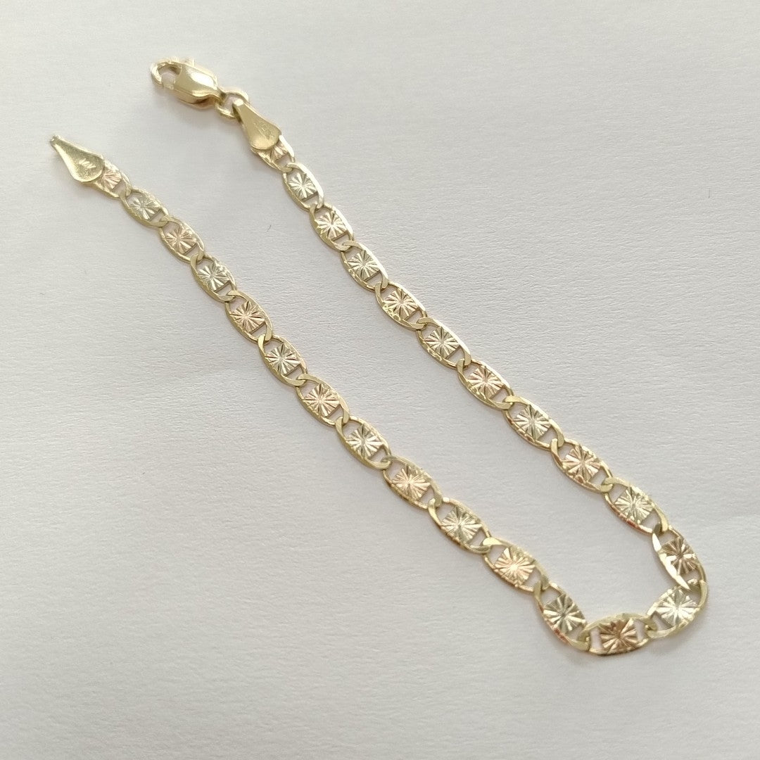 PULSERA GUCHI 14K 18 CM 3 GR (NUEVO)
