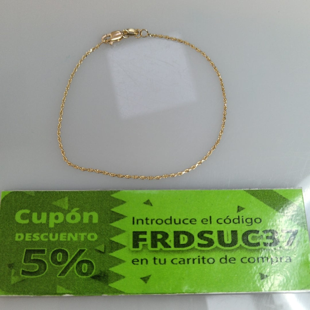 PULSERA TORZAL 14K 18 CM 1.3 GR (NUEVO)
