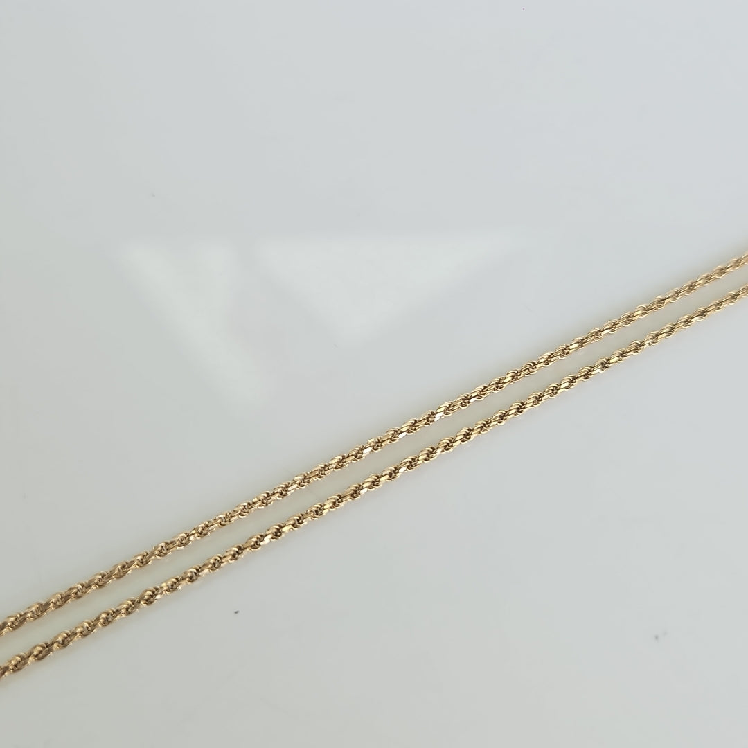 CADENA ORO 14 K 3.3 GRMS (SEMINUEVO)