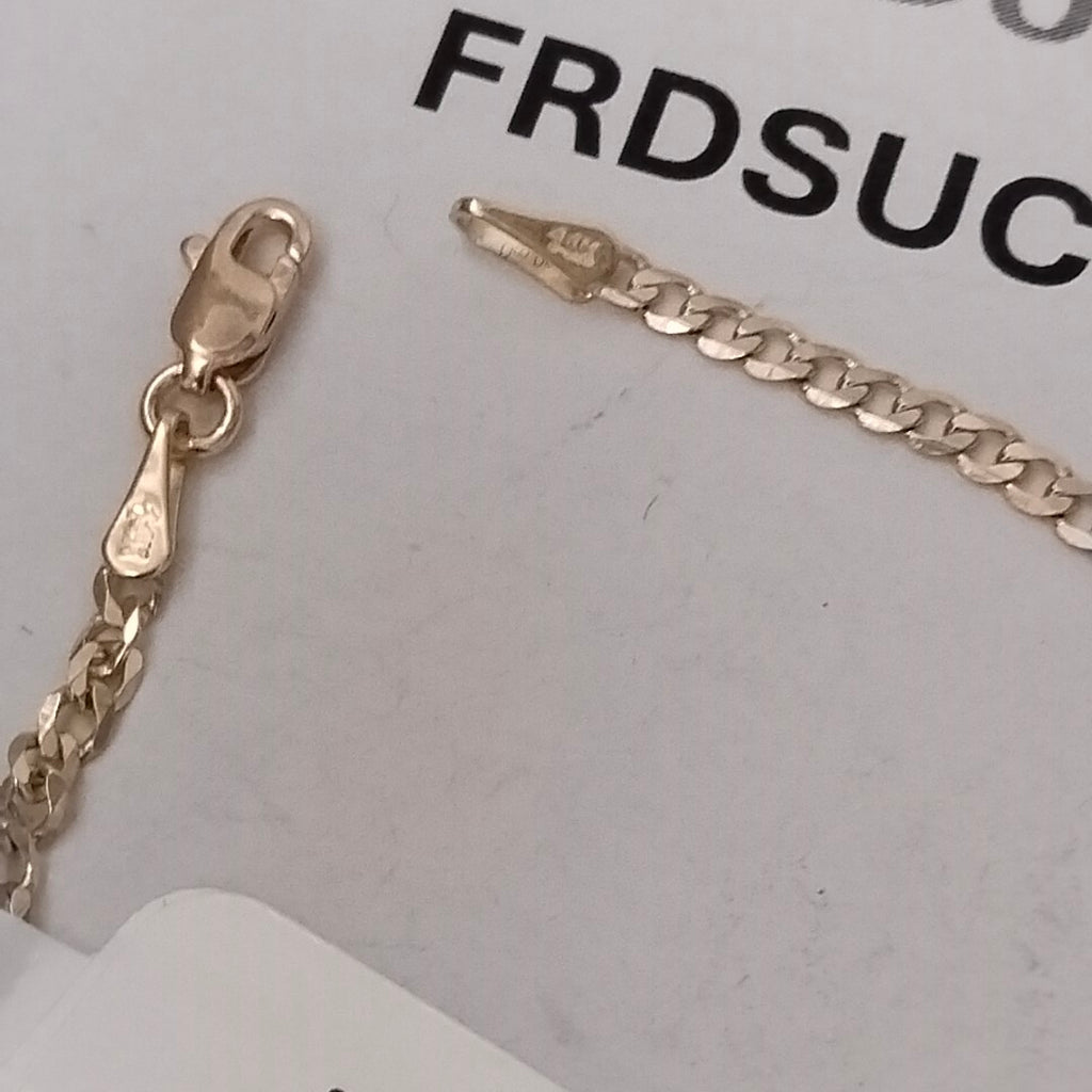 PULSERA BARBADA 14K 21 CM 2.3 GR (NUEVO)