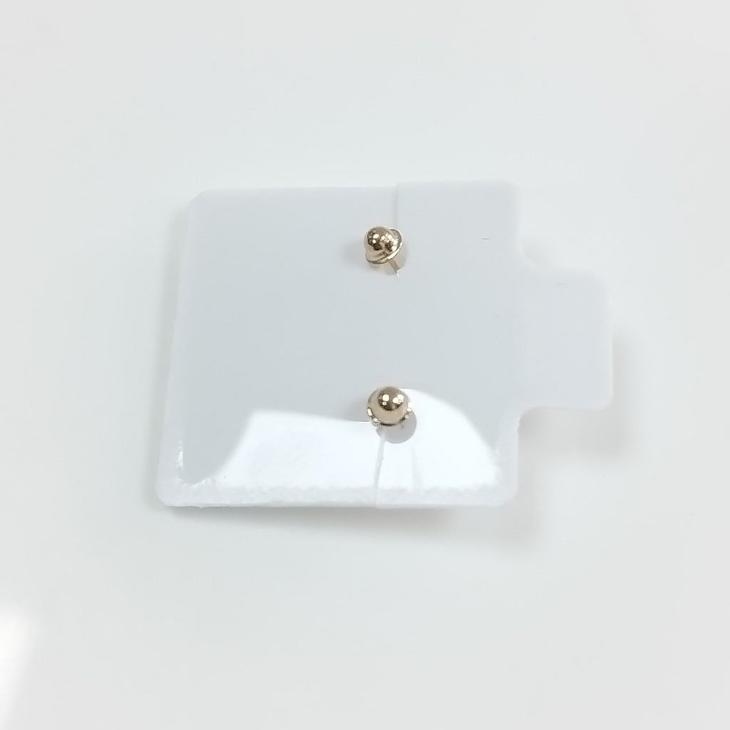 BROQUELES BROQUEL FIG CORAZON C CIRCONIA 14K 0.2614 GR (NUEVO)