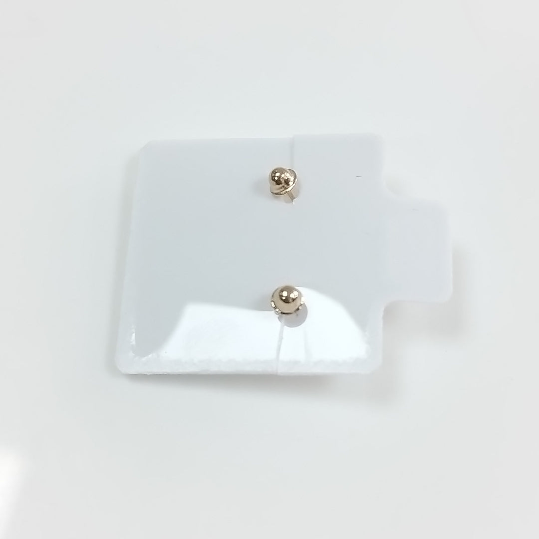BROQUELES BROQUEL FIG CORAZON C CIRCONIA 14K 0.2614 GR (NUEVO)
