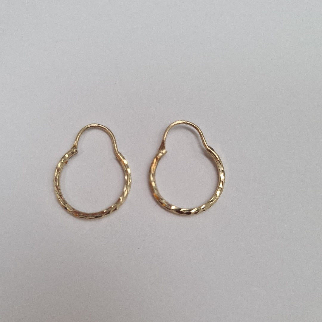 ARRACADAS PAR ORO 14 K 0.7 GRMS (SEMINUEVO)