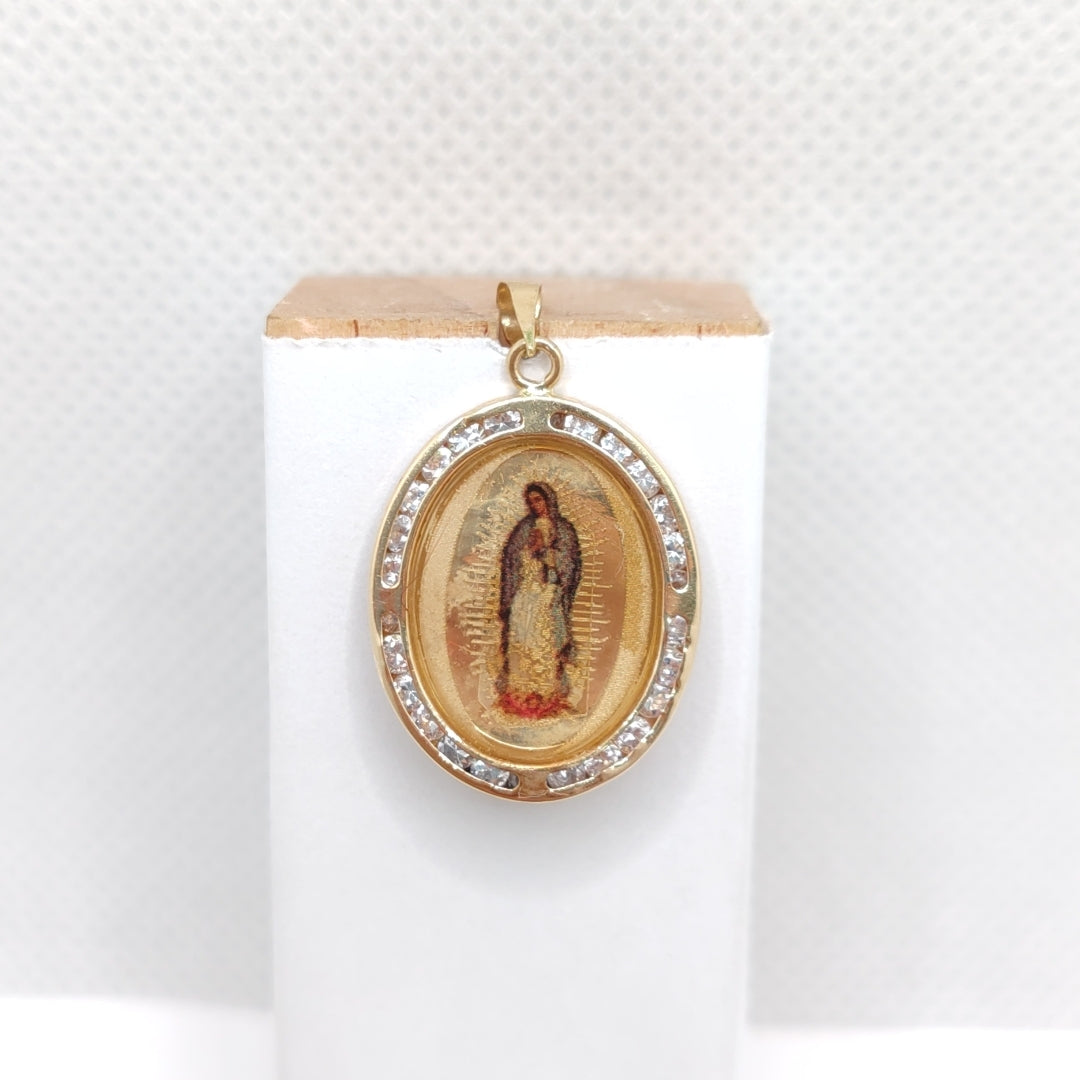 MEDALLA RELIGIOSA ORO 14 K 1.4 GRMS (SEMINUEVO)