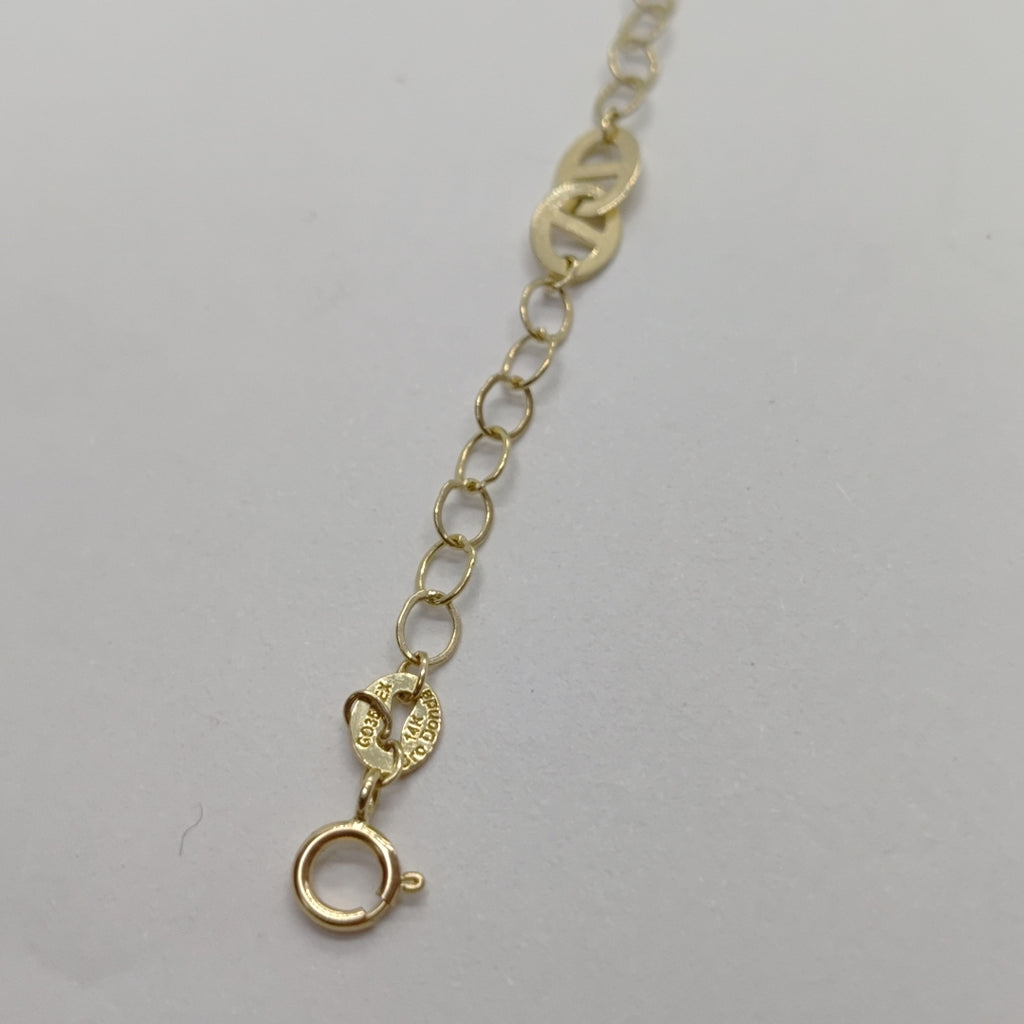 PULSERA TEJIDO ESPECIAL 14K 18 CM 1.5 GR (NUEVO)