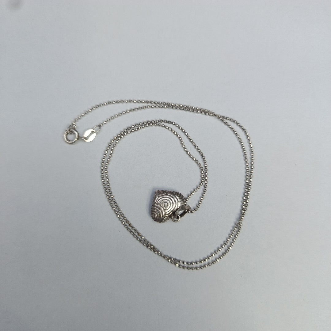 CADENA, DIJE PLATA 3 GRMS (SEMINUEVO)
