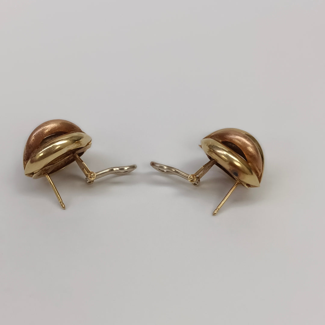 ARETES PAR ORO 14 K 6,00 GRMS (SEMINUEVO)