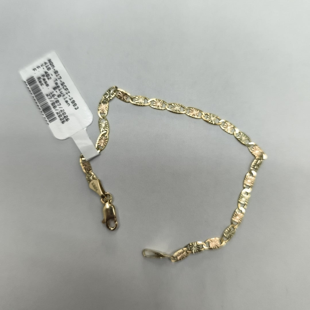 PULSERA GUCHI 14K 18 CM 2.8 GR (NUEVO)