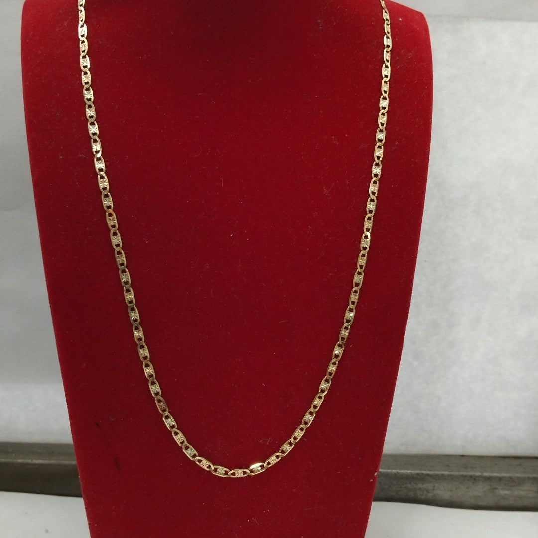 CADENA ORO,ORO COMBINADO 14 K 4,20 GRMS (SEMINUEVO)