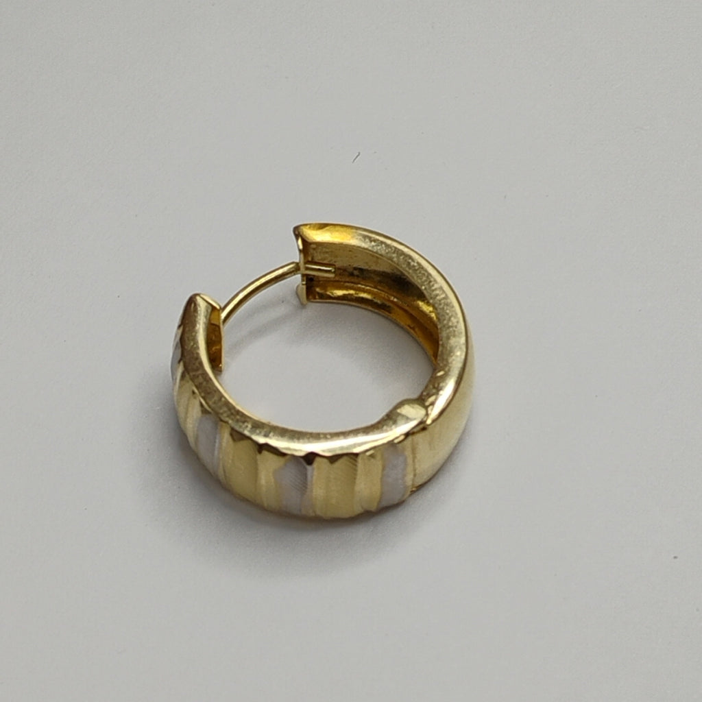 ARRACADAS PAR ORO, RODIADO 14 K 2.3 GRMS (SEMINUEVO)