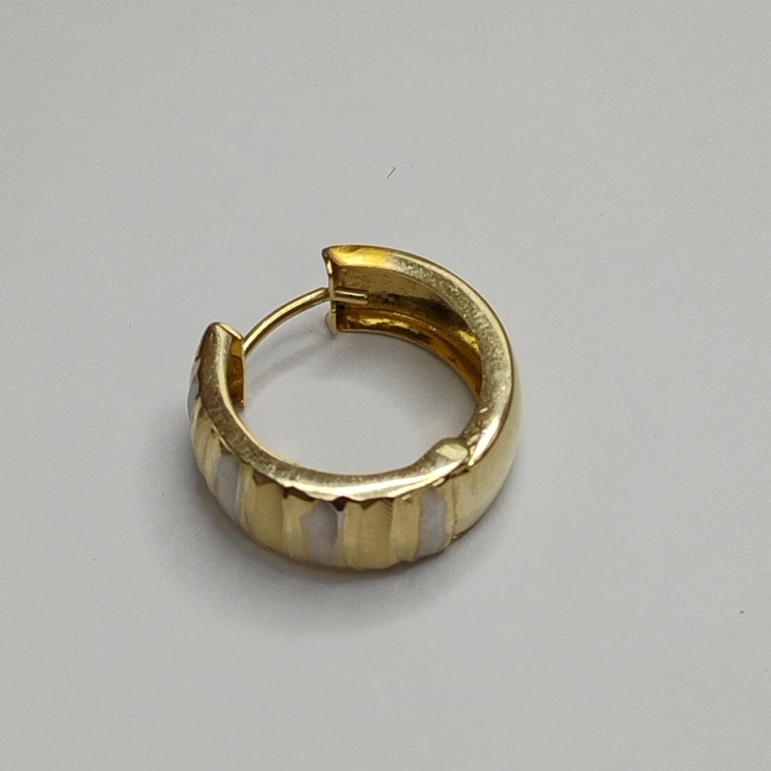 ARRACADAS PAR ORO, RODIADO 14 K 2.3 GRMS (SEMINUEVO)