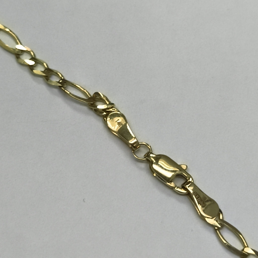 CADENA TEJIDO 3X1 14K 55 CM 8.1 GR (NUEVO)