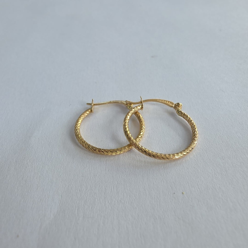 ARETES ARRACADAS 14K 1.5 GR (NUEVO)