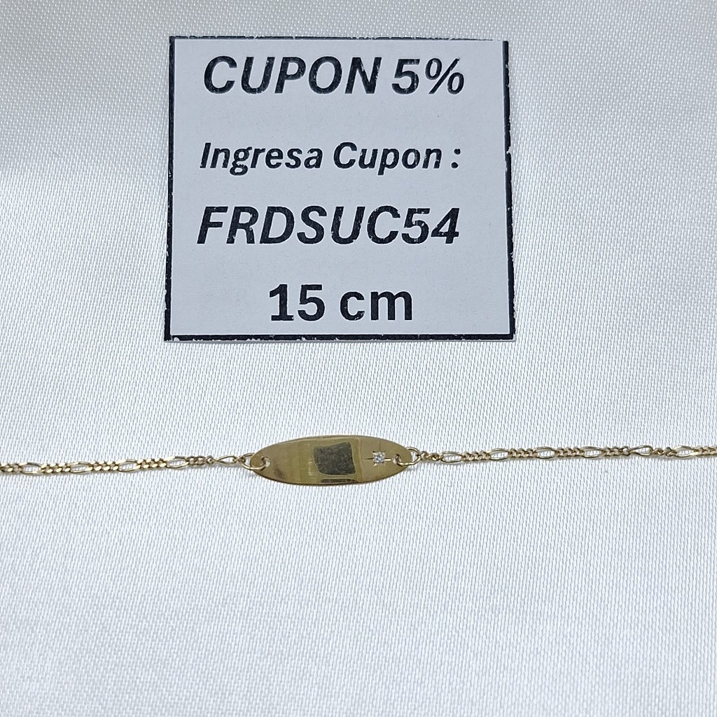 ESCLAVA ORO 14 K 0,90 GRMS (SEMINUEVO)