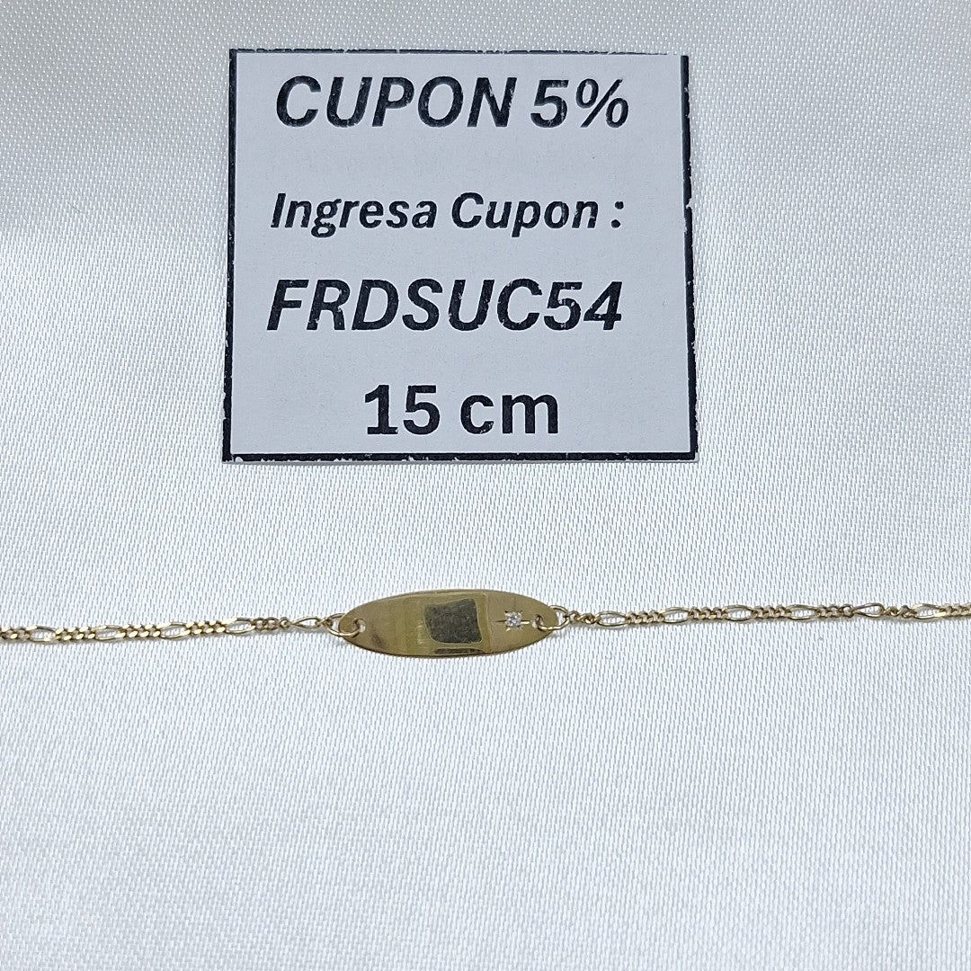 ESCLAVA ORO 14 K 0,90 GRMS (SEMINUEVO)
