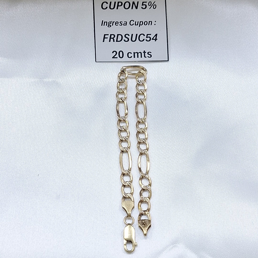 PULSERA ORO 14 K 6,80 GRMS (SEMINUEVO)