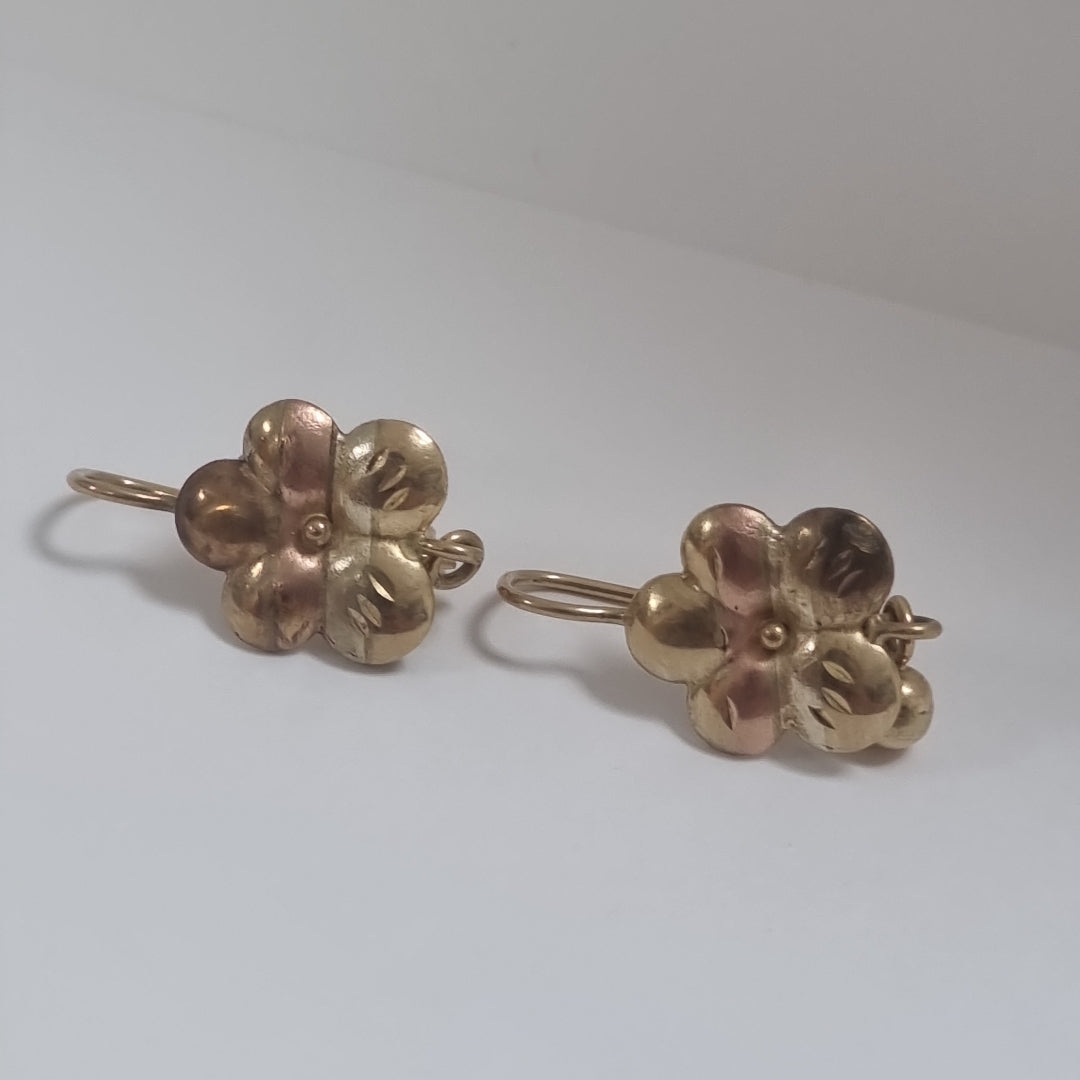 ARETES PAR ORO 10 K 2.5 GRMS (SEMINUEVO)