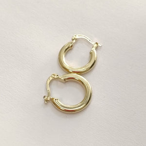 ARETES ARRACADAS 14K 1.6 GR (NUEVO)