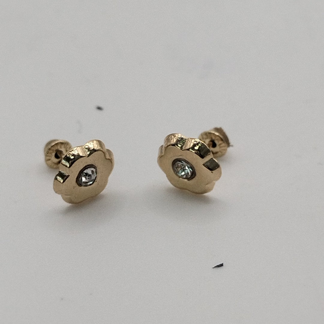 BROQUELES BROQUEL FIG FLOR C CIRCONIA 14K 0.2581 GR (NUEVO)