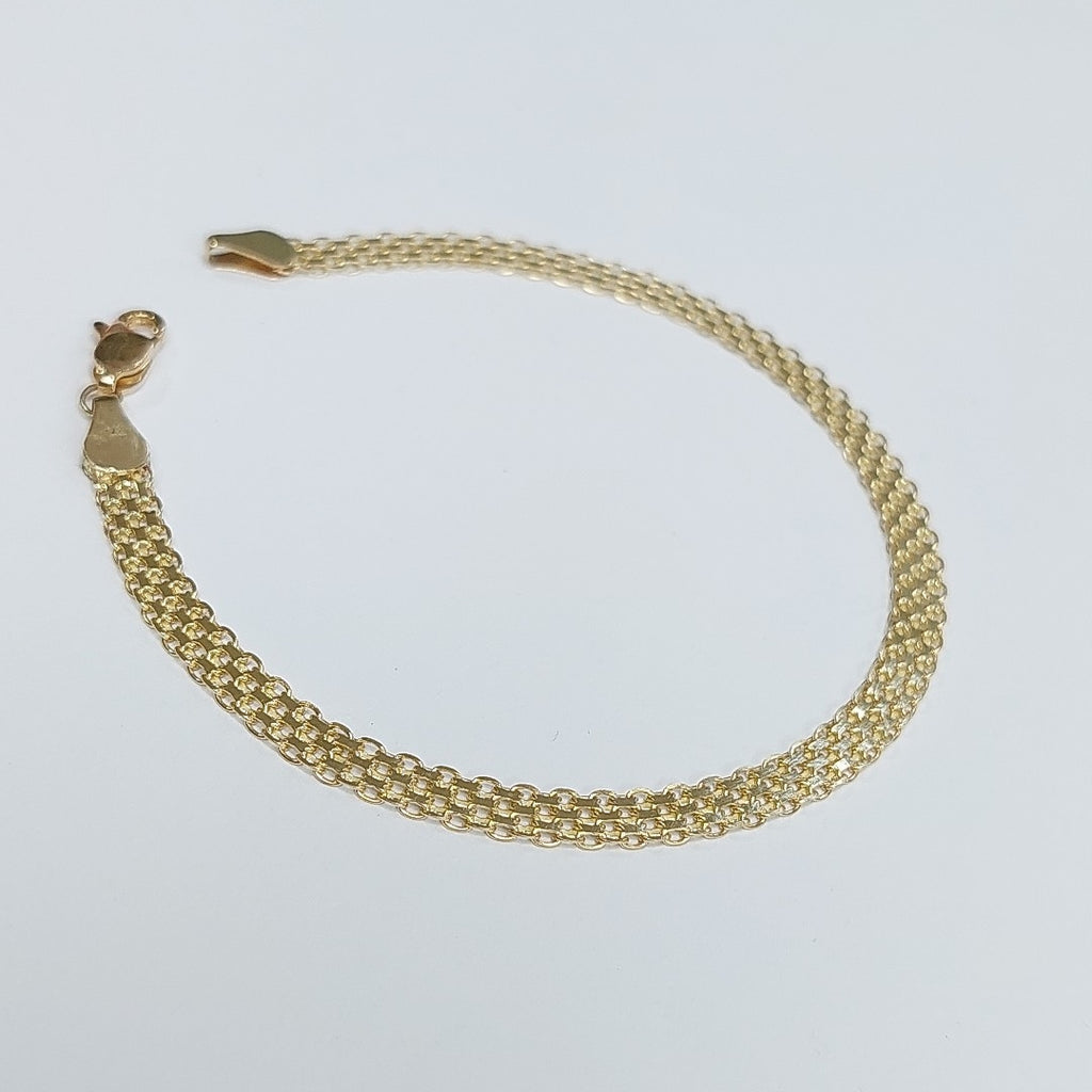 PULSERA ESPECIAL 14K 21 CM 5.2 GR (NUEVO)