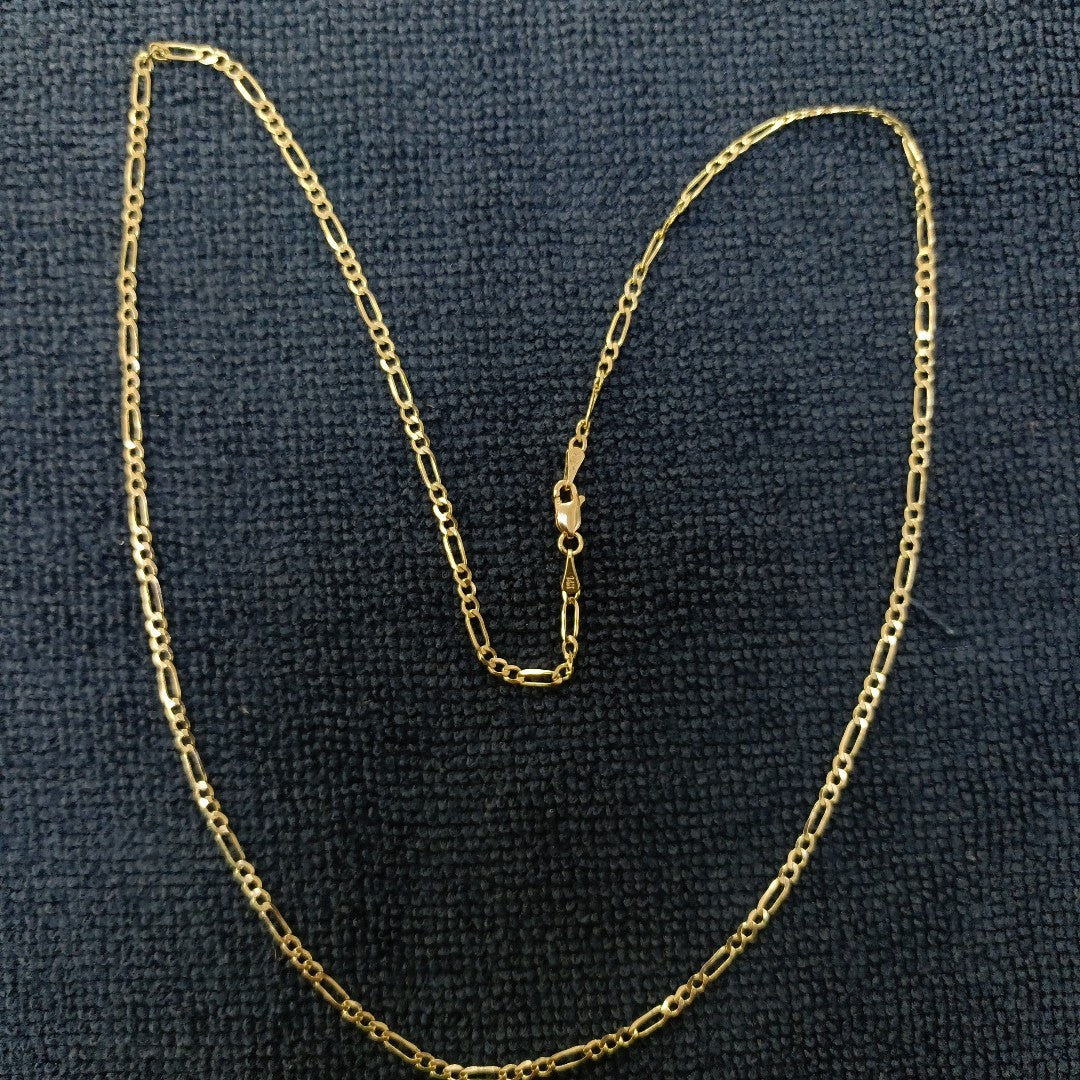 CADENA 3X1 14K 55 CM 4.9 GR (NUEVO)