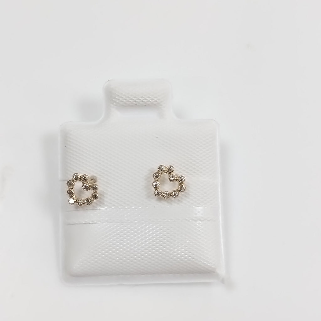 BROQUELES BROQUEL FIG CORAZON 14K 0.23 GR (NUEVO)