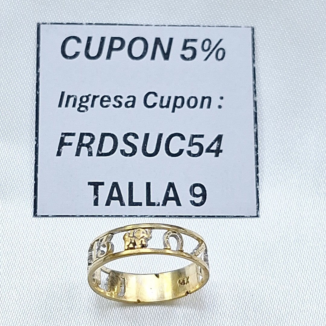 ARGOLLA ORO 14 K 2,50 GRMS (SEMINUEVO)