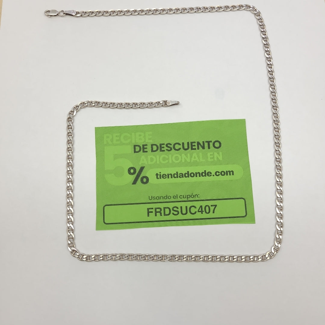 CADENA PLATA 15.5 GRMS (SEMINUEVO)