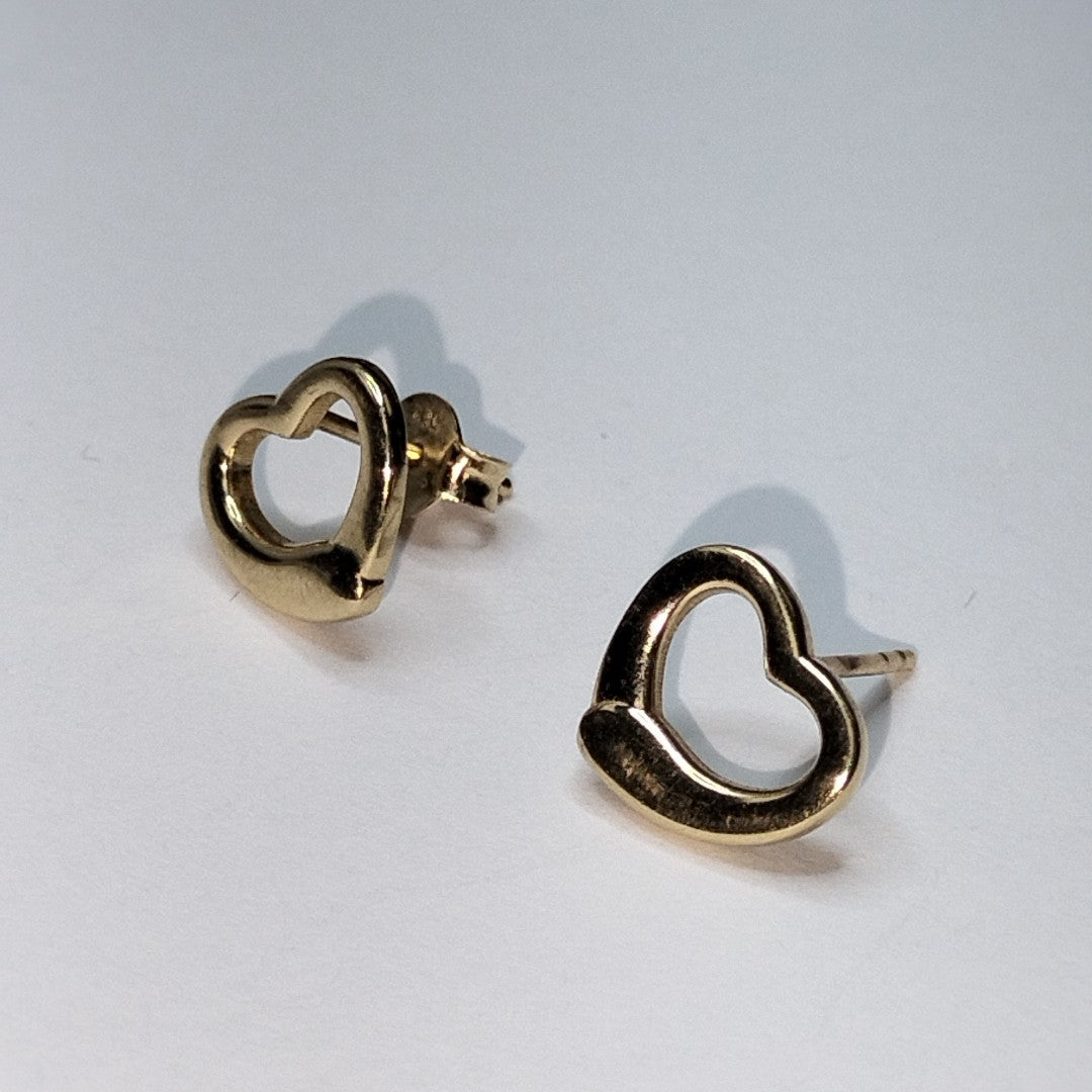 ARETES PAR ORO 14 K 1.2 GRMS (SEMINUEVO)