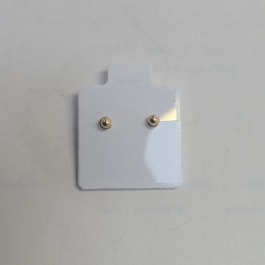 BROQUELES BROQUEL FIG BOTON C CIRCONIA 14K 0.2916 GR (NUEVO)