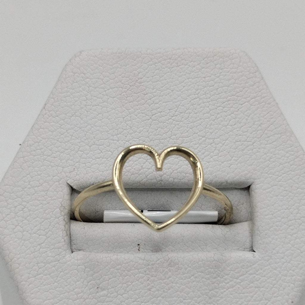 ANILLOS ANILLITO FIG CORAZON 10K TALLA 9 0.9 GR (NUEVO)