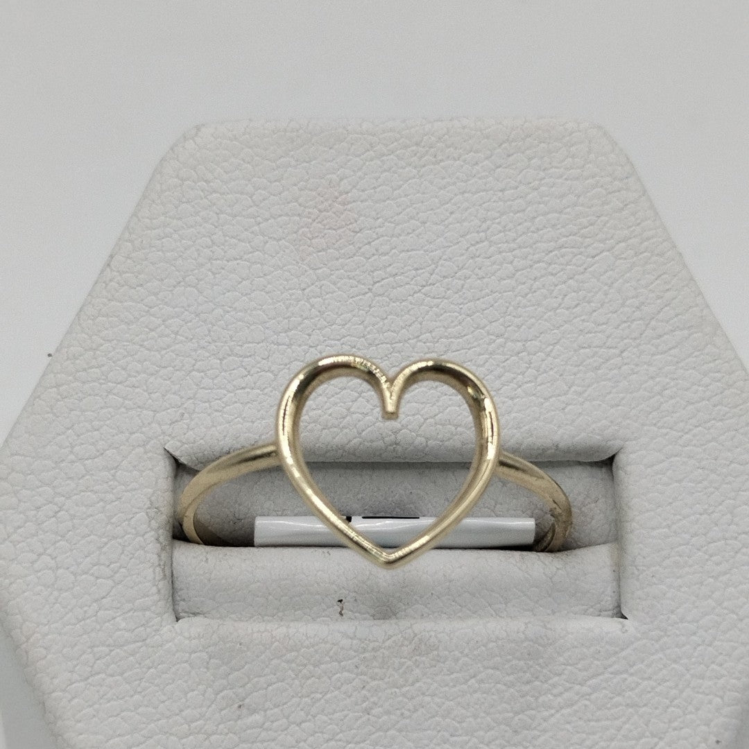 ANILLOS ANILLITO FIG CORAZON 10K TALLA 9 0.9 GR (NUEVO)
