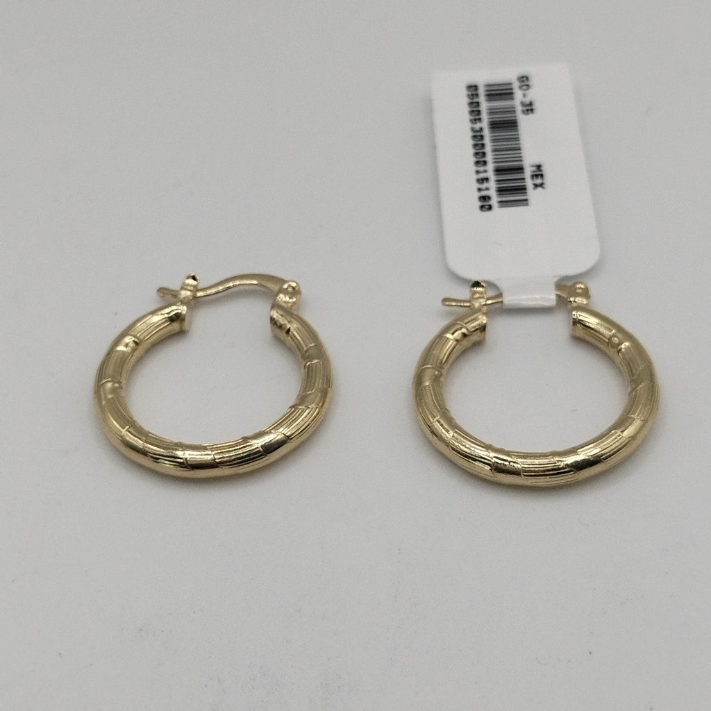 ARETES ARRACADAS 14K 2.7 GR (NUEVO)