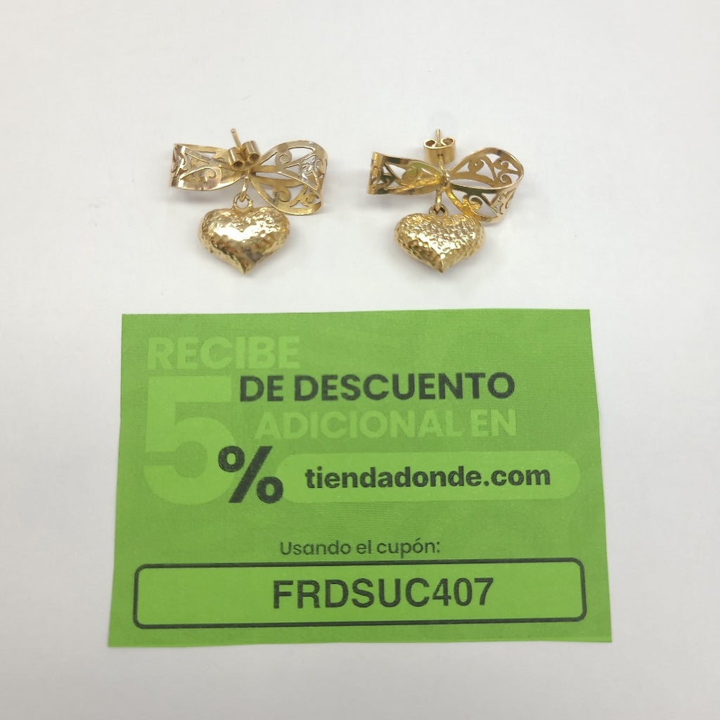 ARETES PAR ORO 8 K 8,70 GRMS (SEMINUEVO)