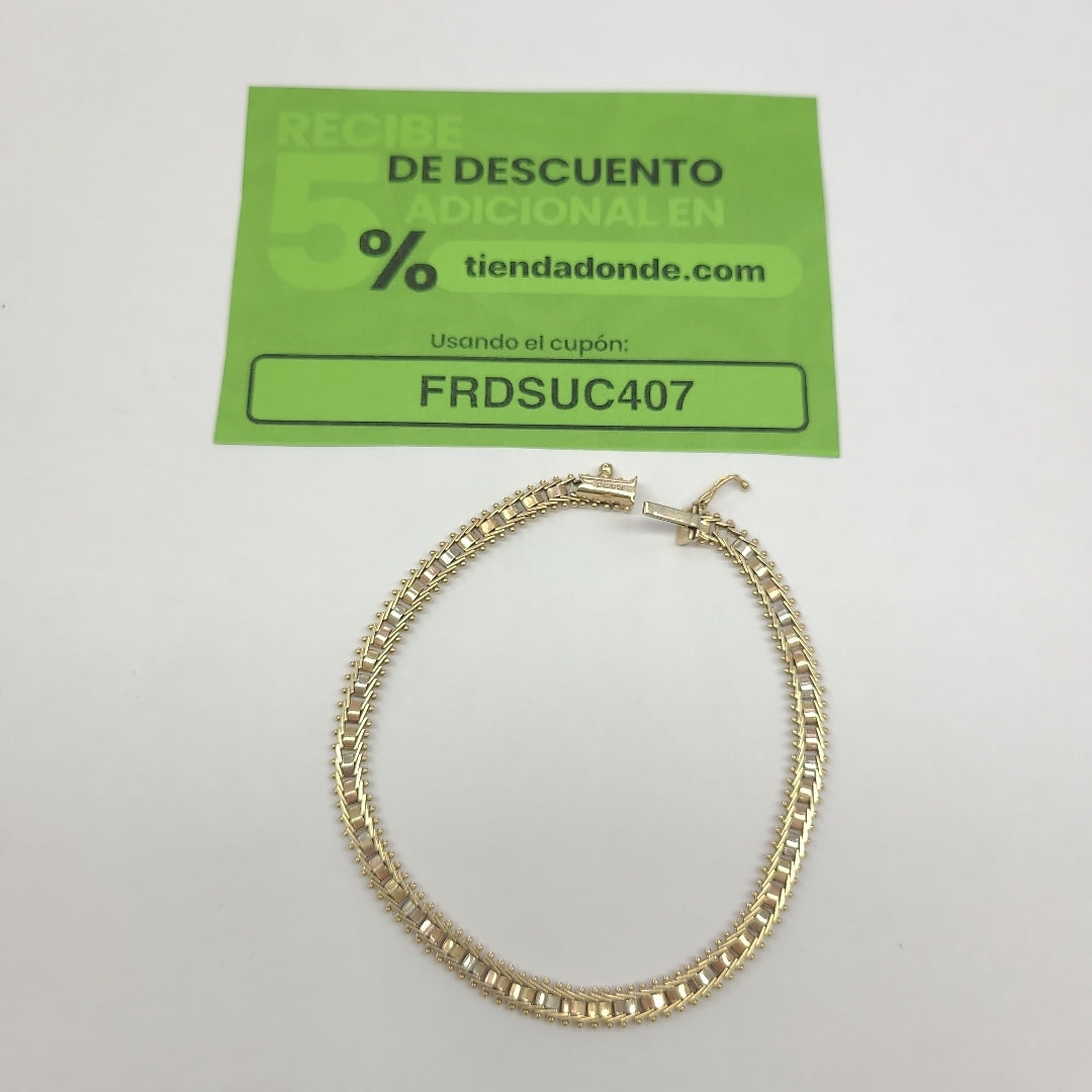 PULSERA ORO 14 K 8,70 GRMS (SEMINUEVO)