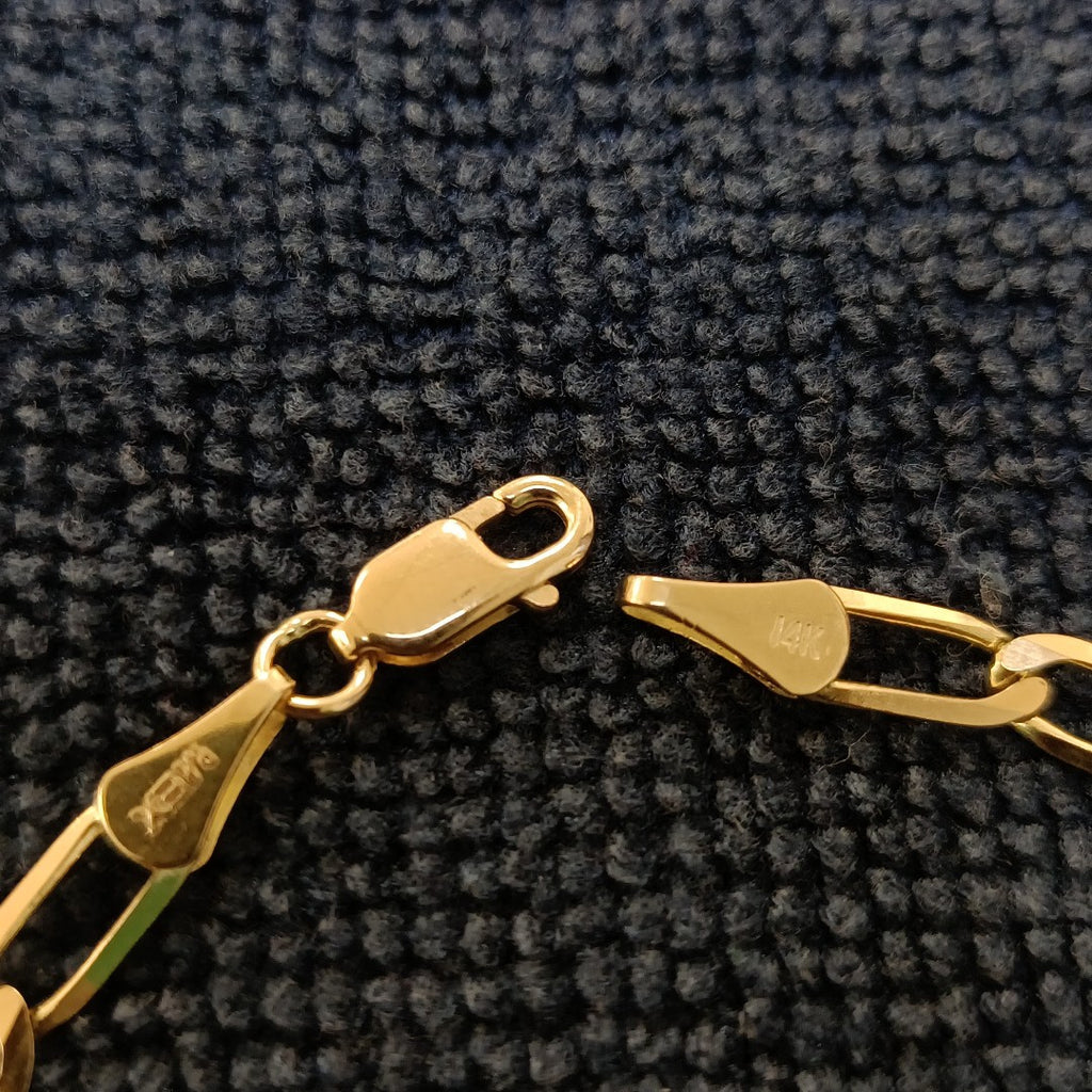 PULSERA ESLABON 14K 21 CM 4.3 GR (NUEVO)