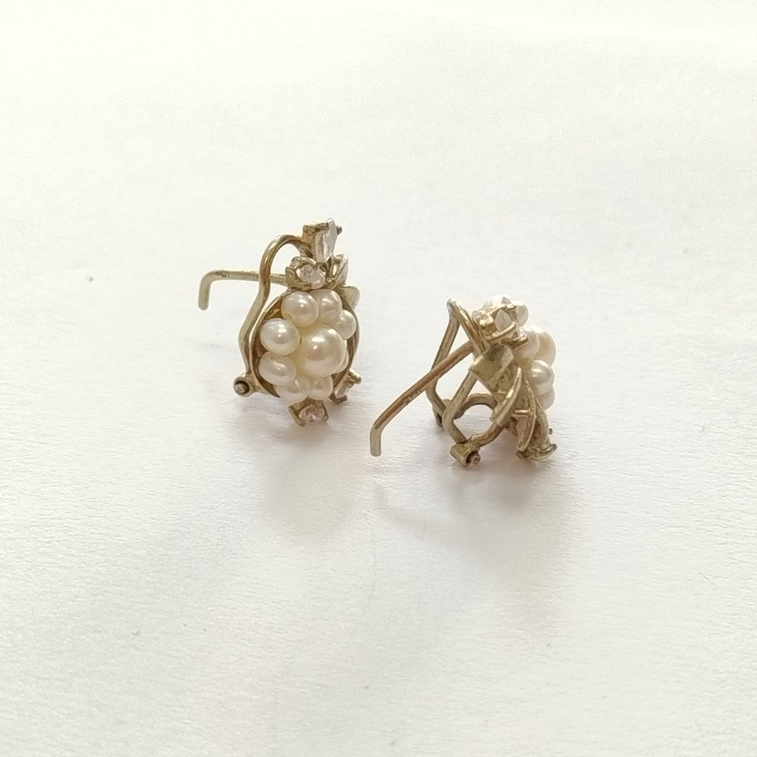 ARETES PAR ORO 10 K 4.2 GRMS (SEMINUEVO)
