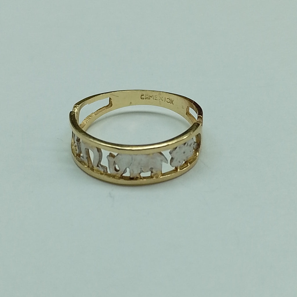 ANILLO ORO 10 K 1.7 GRMS (SEMINUEVO)