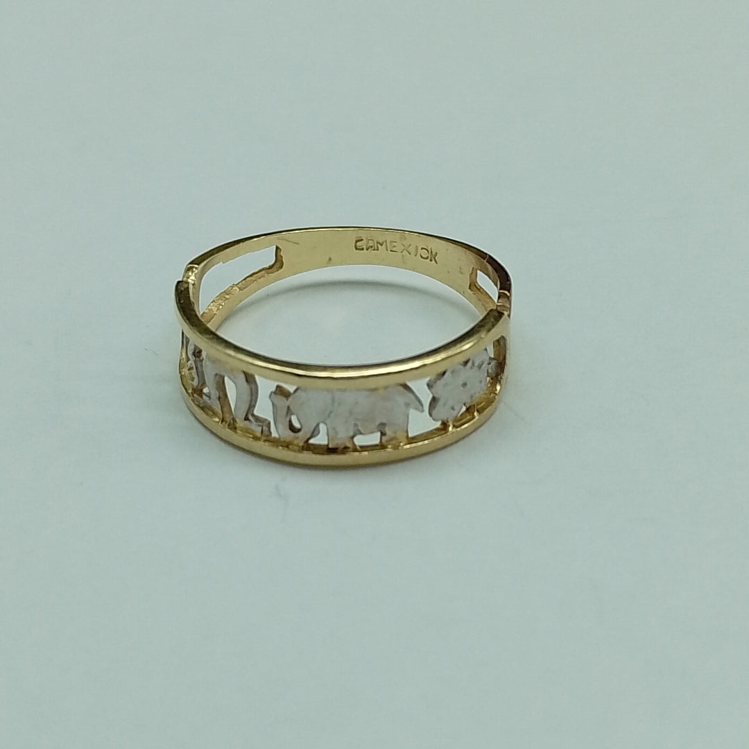 ANILLO ORO 10 K 1.7 GRMS (SEMINUEVO)