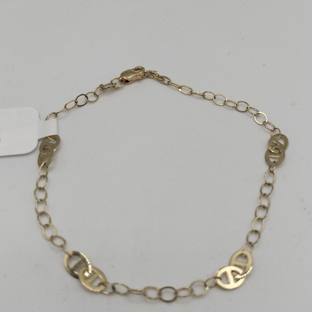 PULSERA ESPECIAL 14K 21 CM 1.9 GR (NUEVO)