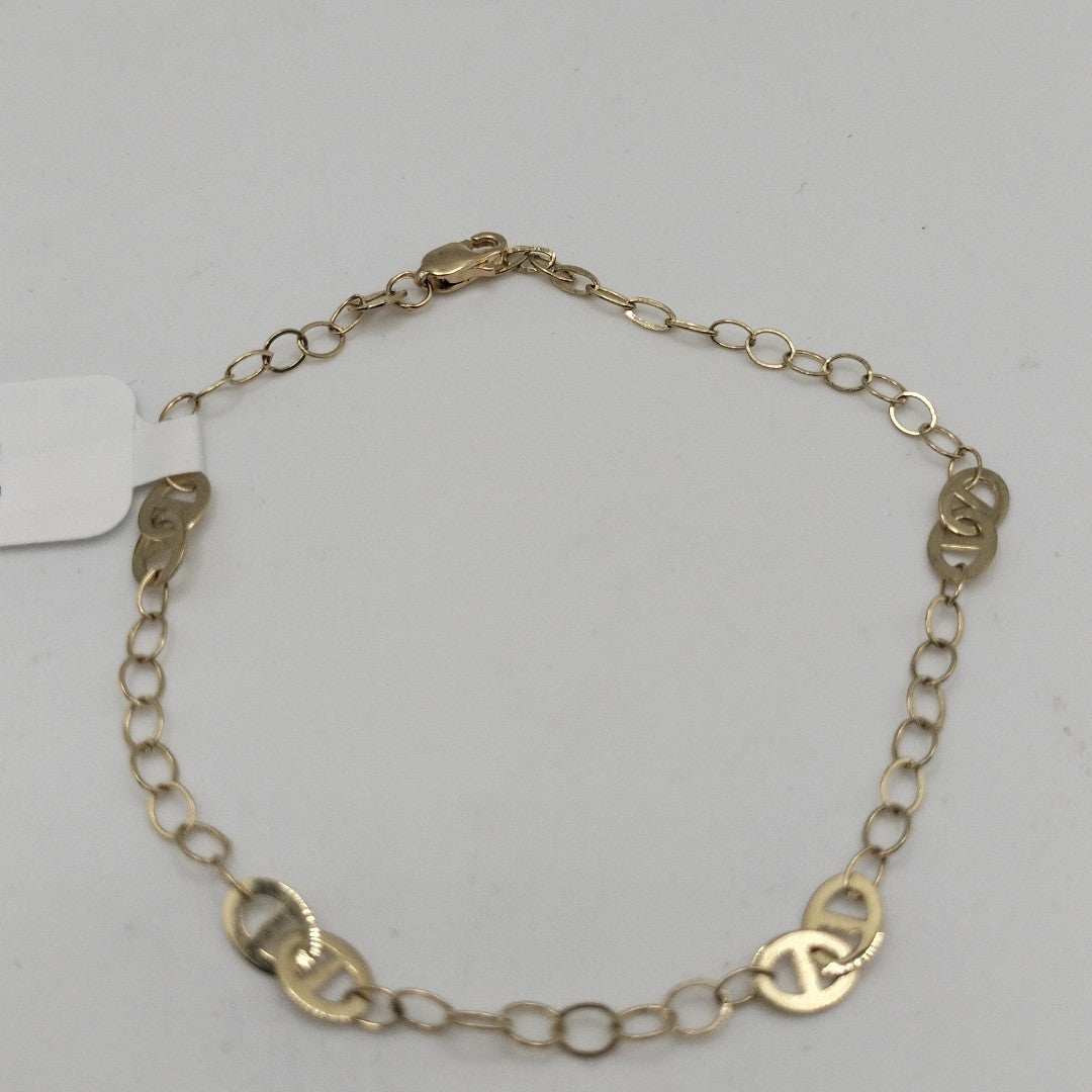 PULSERA ESPECIAL 14K 21 CM 1.9 GR (NUEVO)
