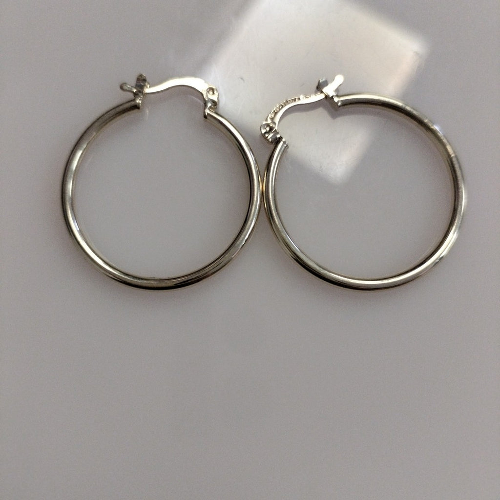 ARETES TEJIDO ARRACADAS LISAS 14K 1.5 GR (NUEVO)