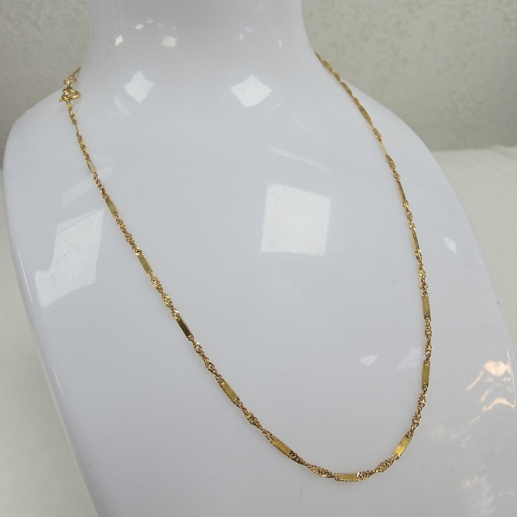 CADENA ORO 14 K 1,60 GRMS (SEMINUEVO)