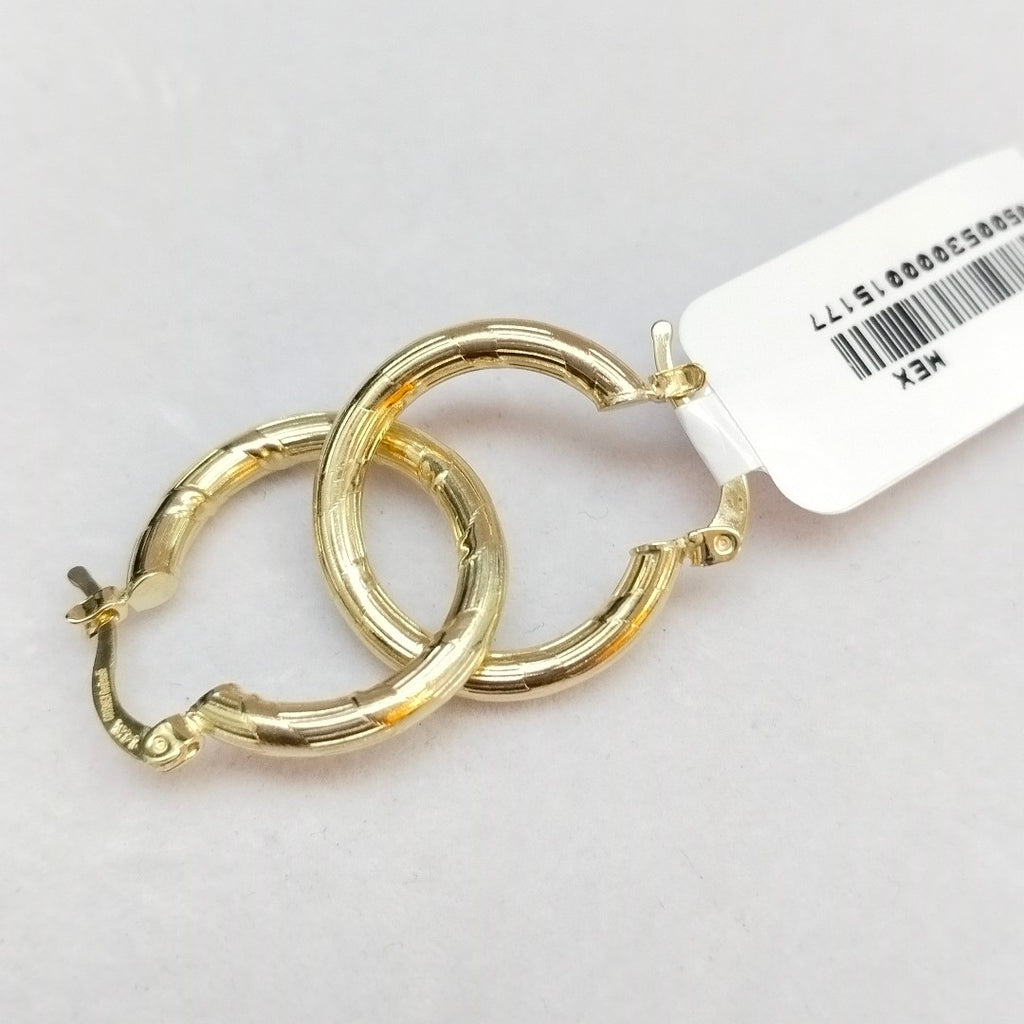 ARETES ARRACADAS 14K 2.7 GR (NUEVO)