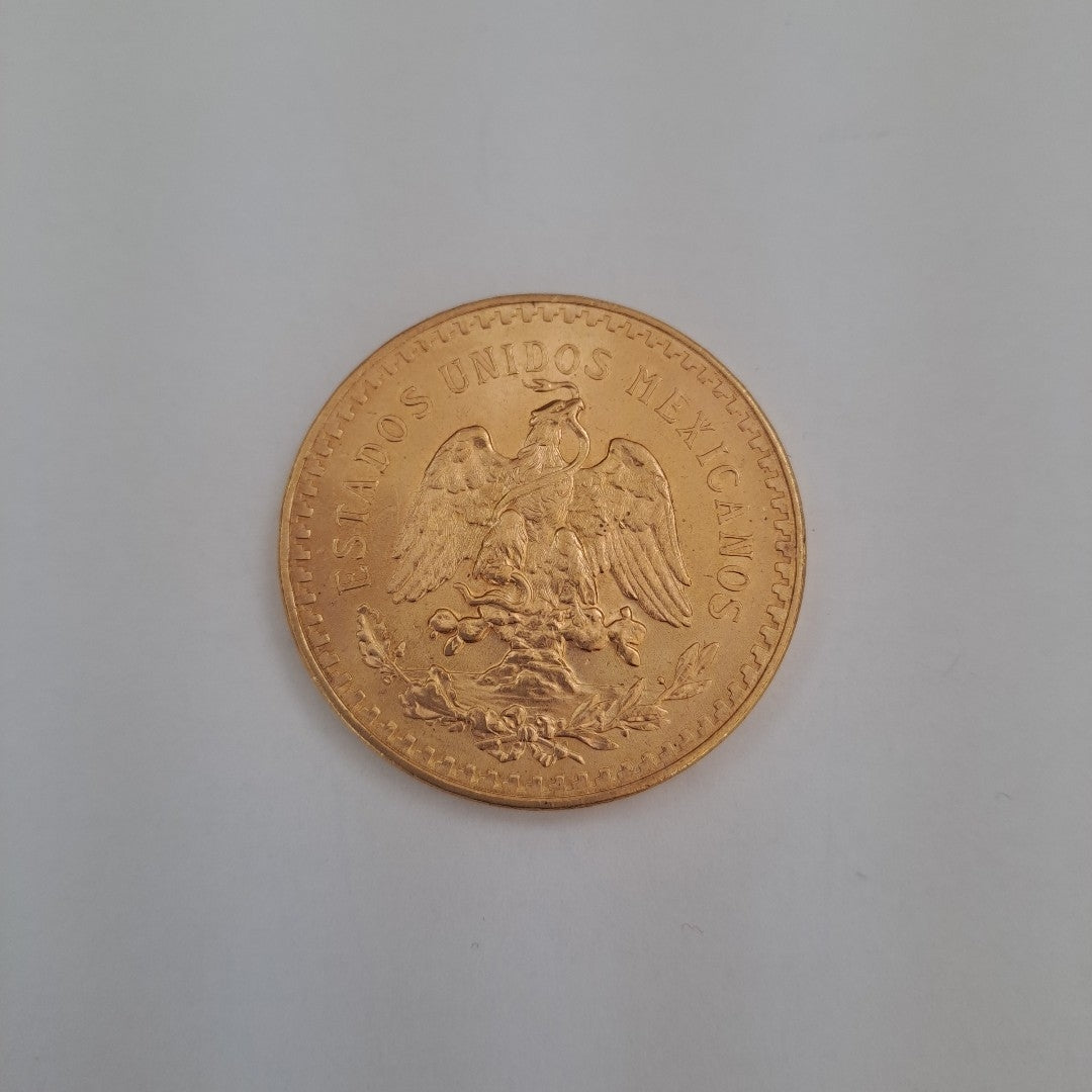 K1 41,50 GRMS 21 K IDENTIFICACIÓN MONEDA NOMINATIVA MONEDAS PESOS 50 PESOS (SEMINUEVO)
