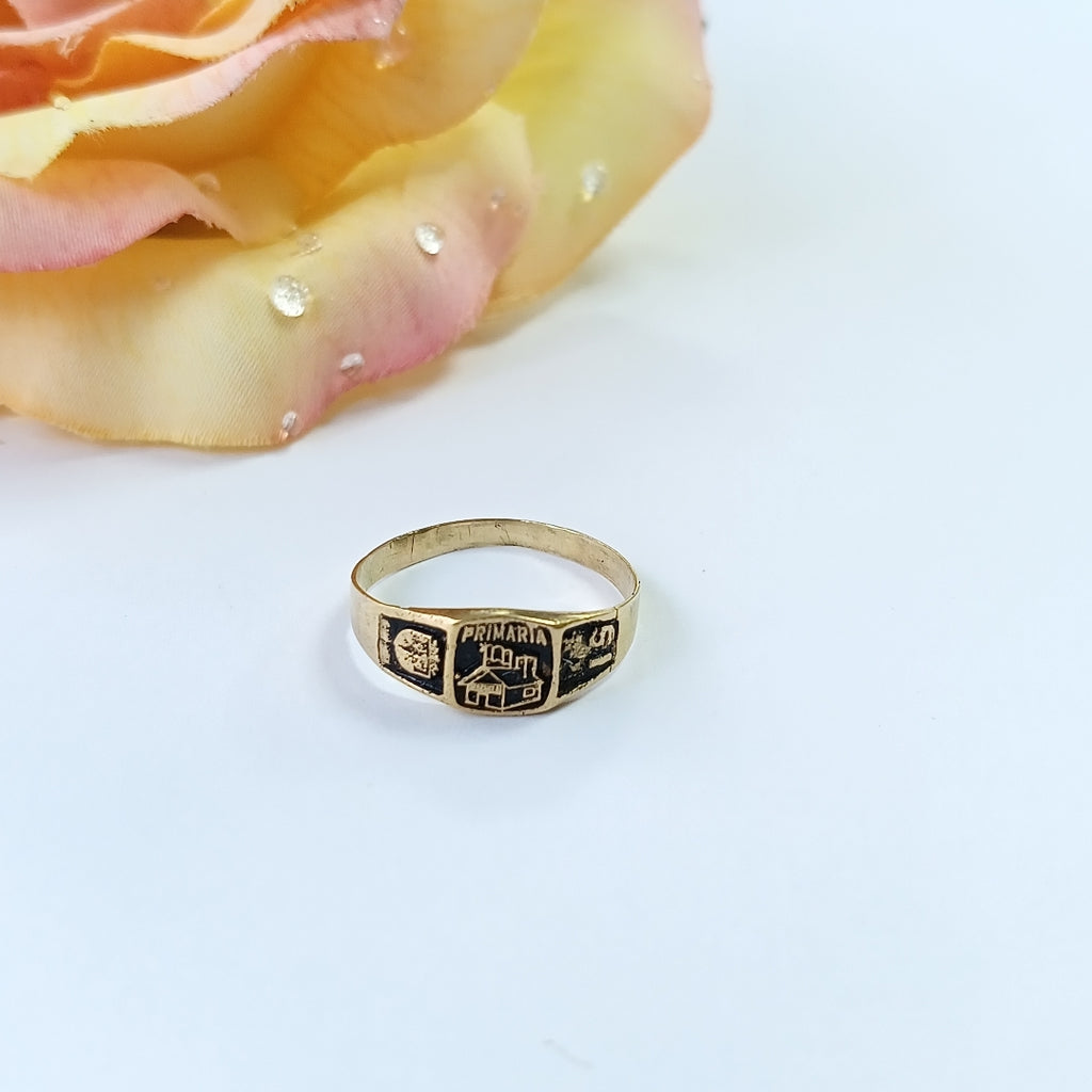 ANILLO DE GRADUACIÓN ORO 8 K 1,30 GRMS (SEMINUEVO)
