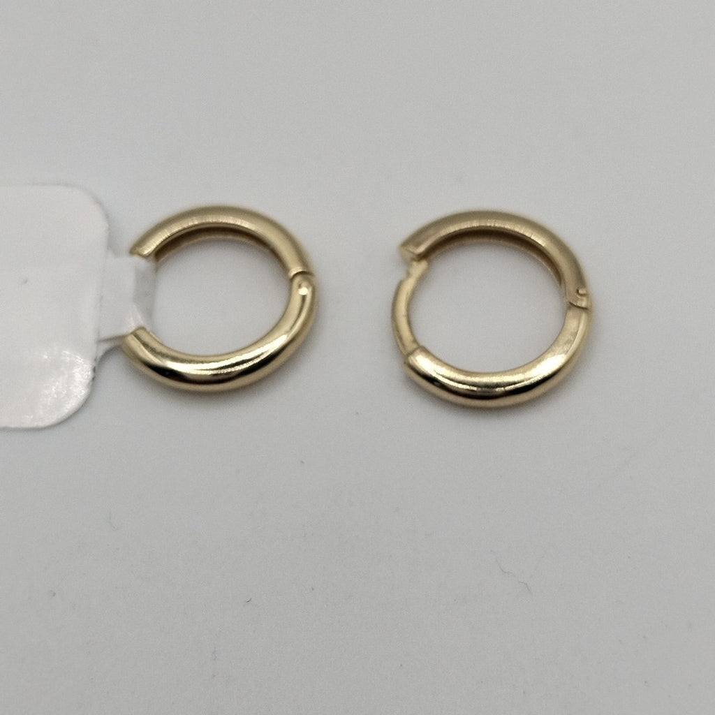 ARETES ARRACADAS LISAS 10K 1.2 GR (NUEVO)
